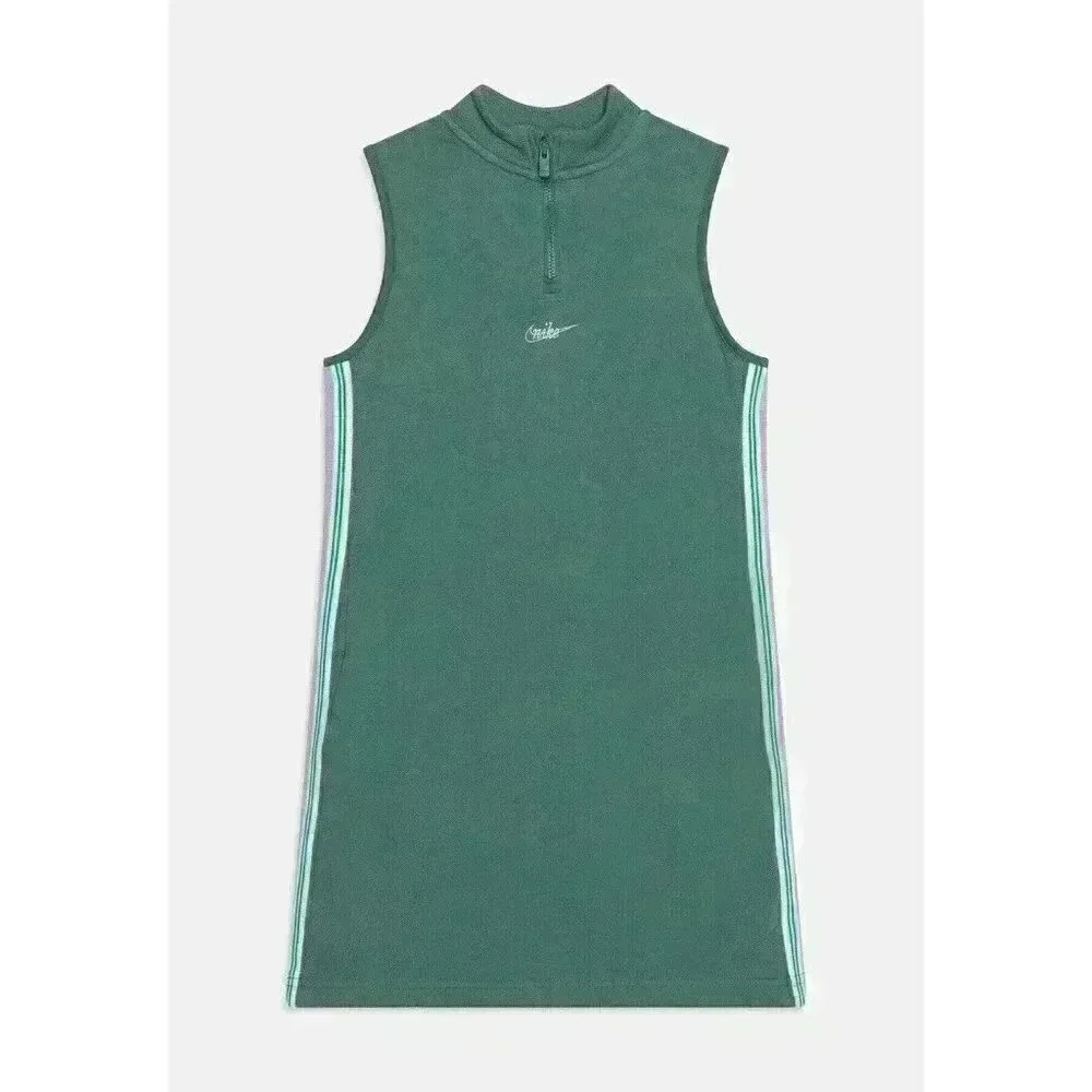 NWT Girls Nike Dress FV0192-474 BICOASTAL/WHITE Size Large Tennis Golf Casual